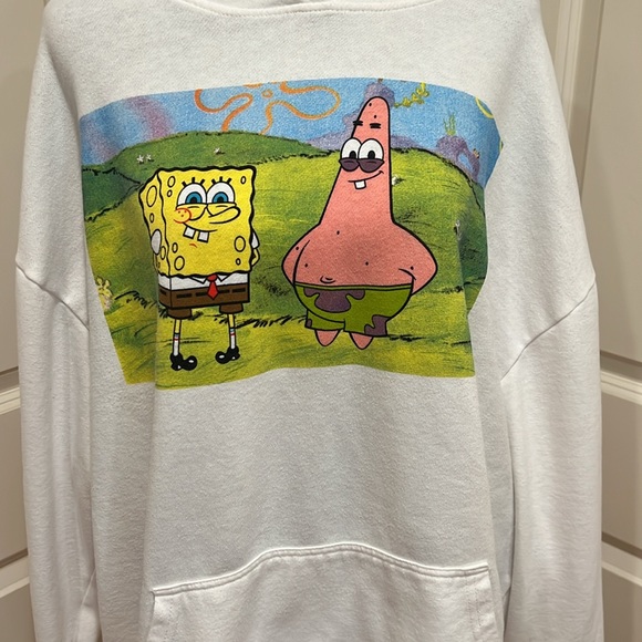 Nickelodeon SpongeBob SquarePants Adult Graphic Hooded Sweatshirt. Size 2XL. - Picture 2 of 4